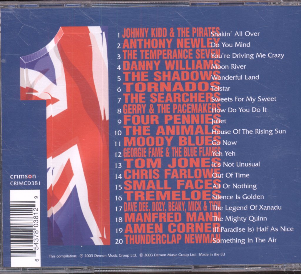Various Artists - 20 UK No.1's From The 60's - Cd