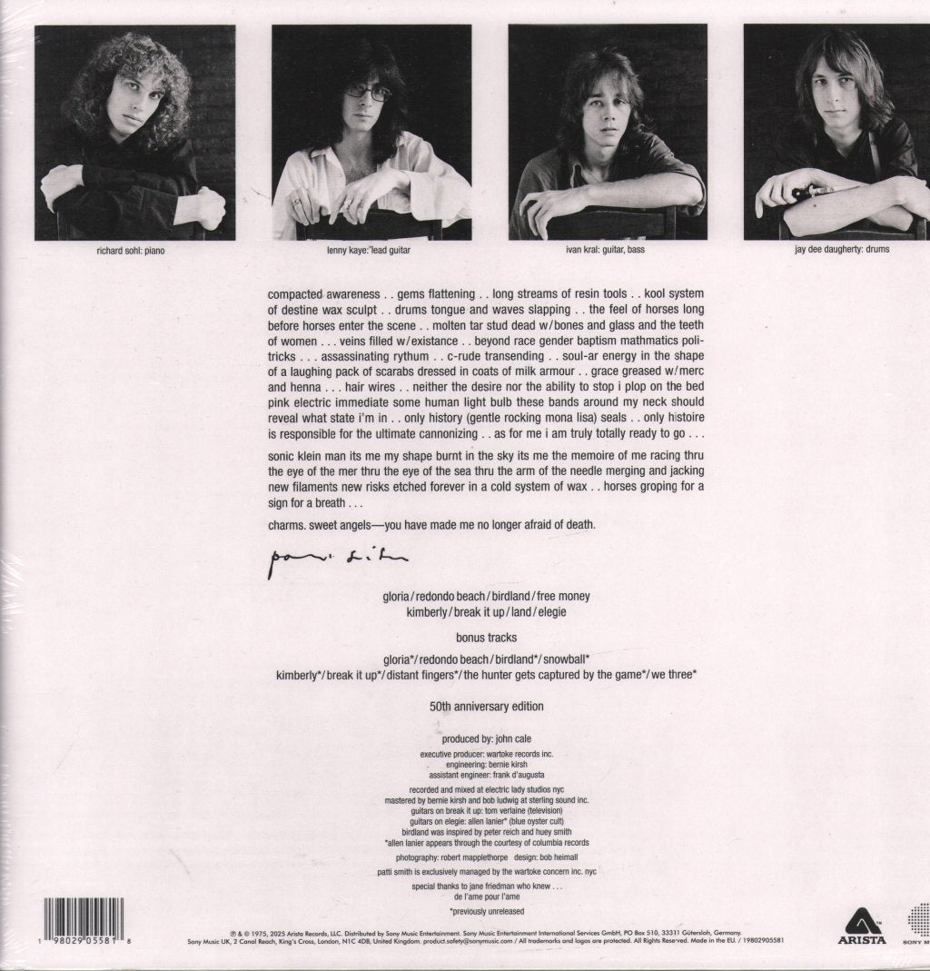 Patti Smith - Horses (50th Anniversary) - Double Lp