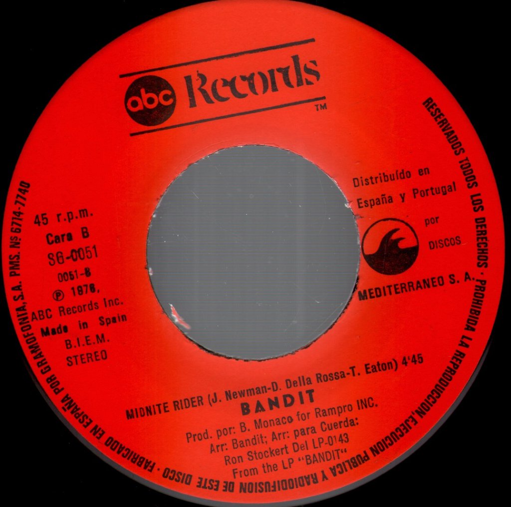 Bandit - Drownin' In The River Of Love - 7 Inch