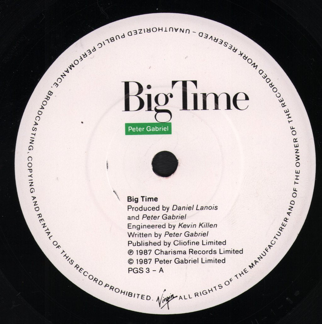 Peter Gabriel - Big Time - 7 Inch
