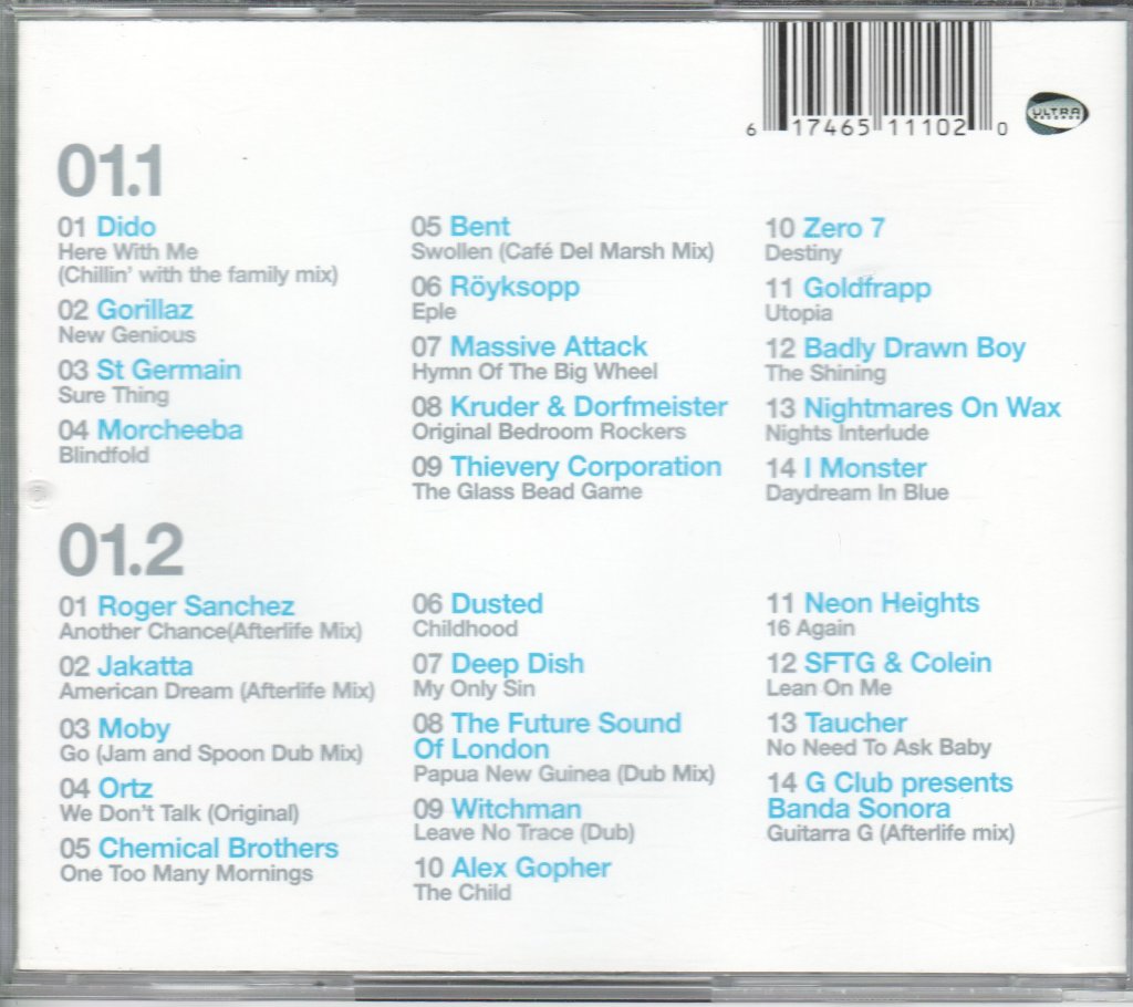 Various Artists - Ultra. Chilled 01 - Double Cd