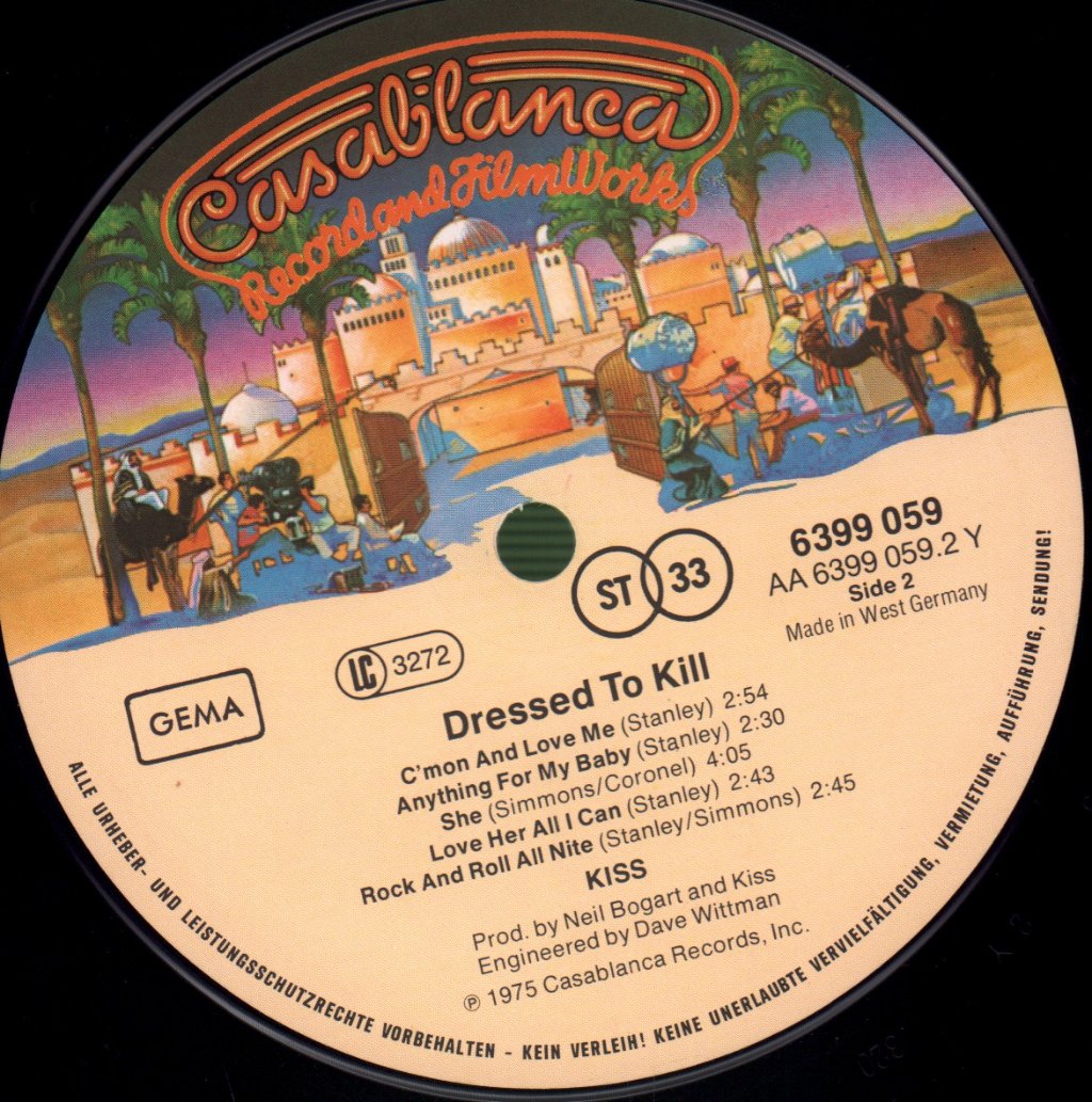 Kiss - Dressed To Kill - Lp