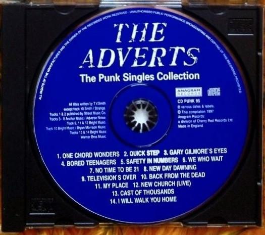 Adverts - Punk Singles Collection - Cd