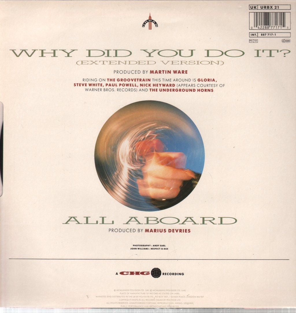 Groovetrain - Why Did You Do It - 12 Inch