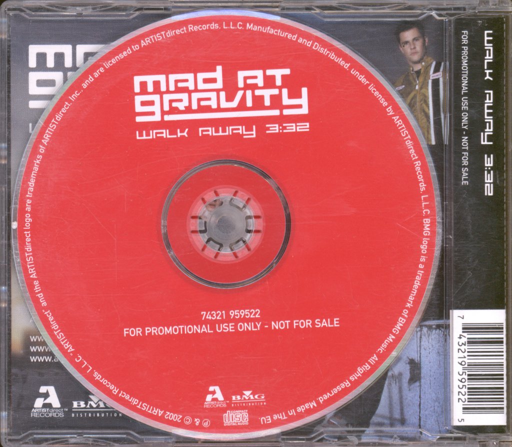 Mad At Gravity - Walk Away - Cd
