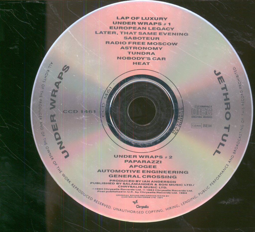 Jethro Tull - Under Wraps - Cd