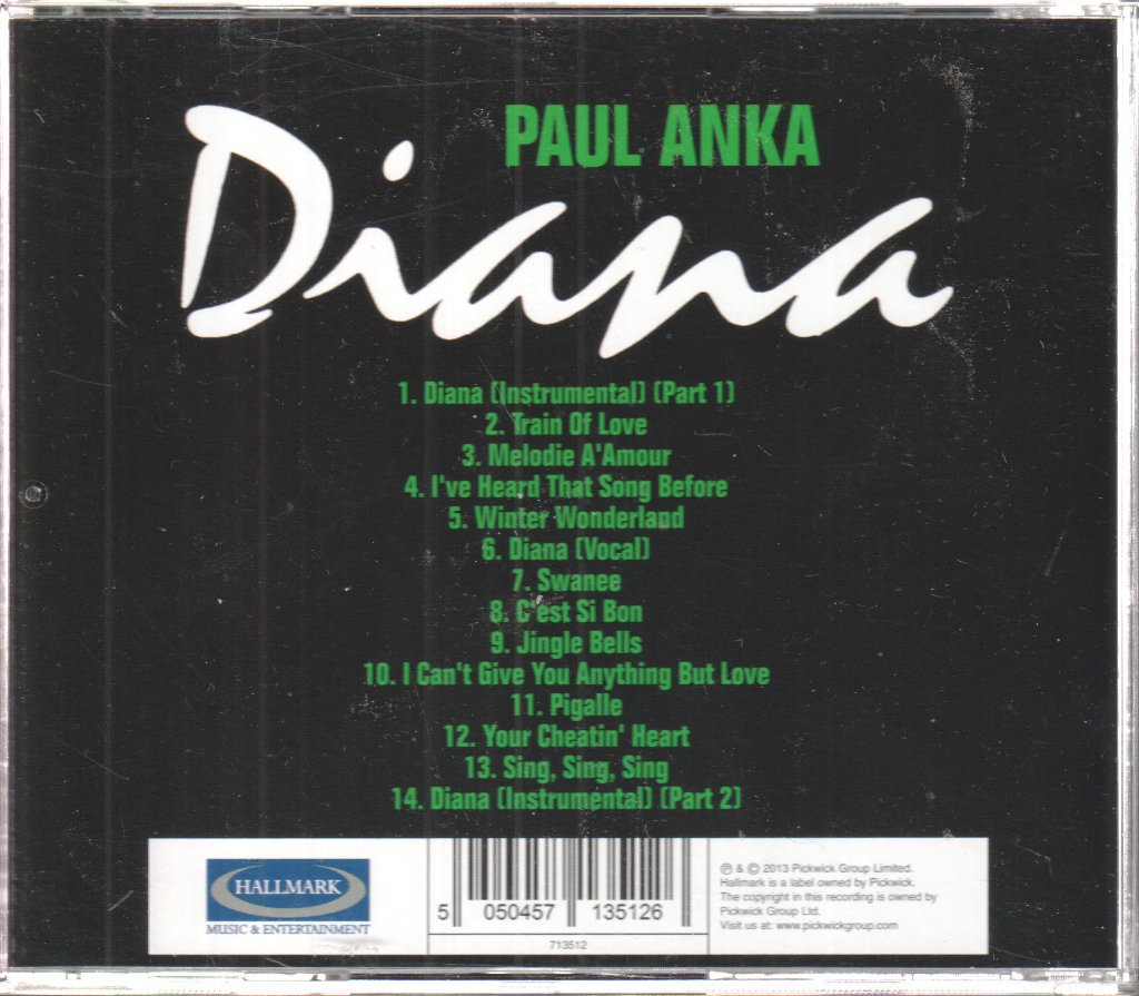Paul Anka - Diana - Cd
