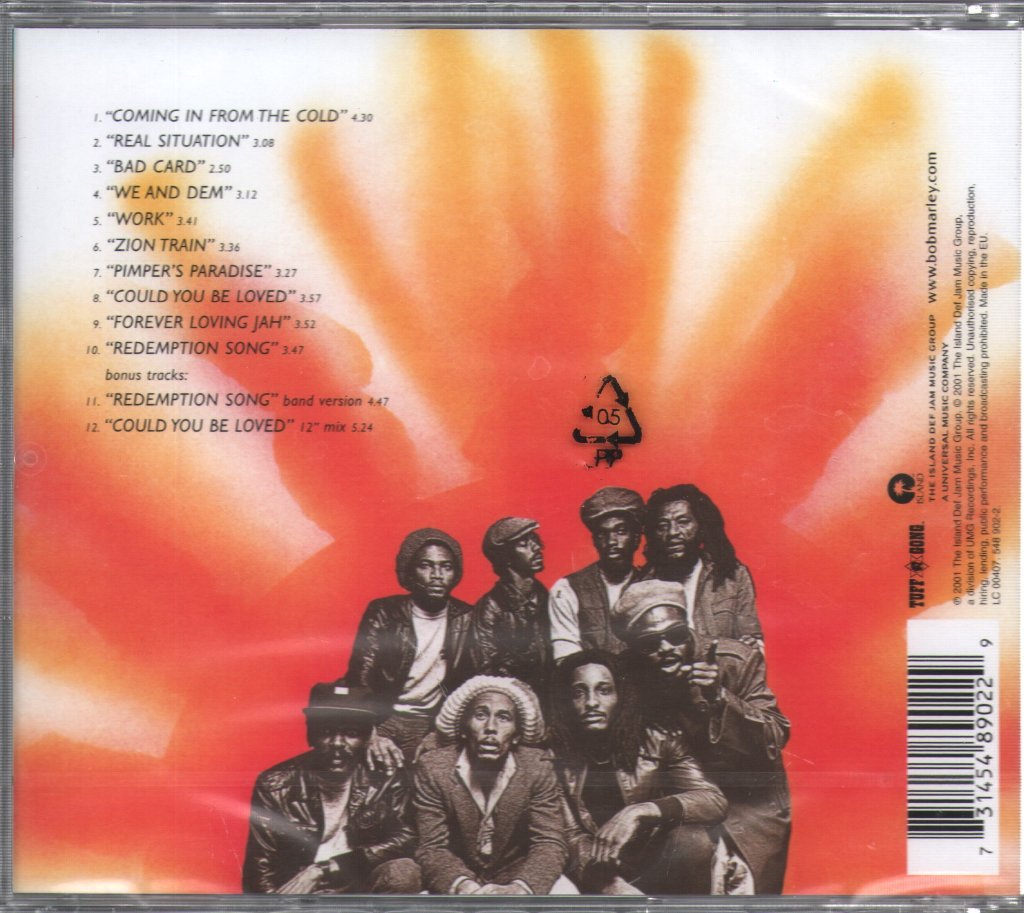 Bob Marley & The Wailers - Uprising - Cd