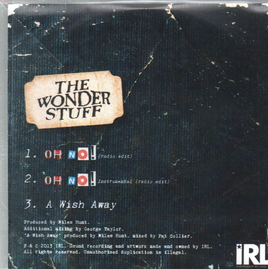 Wonder Stuff - Oh No - Cdr