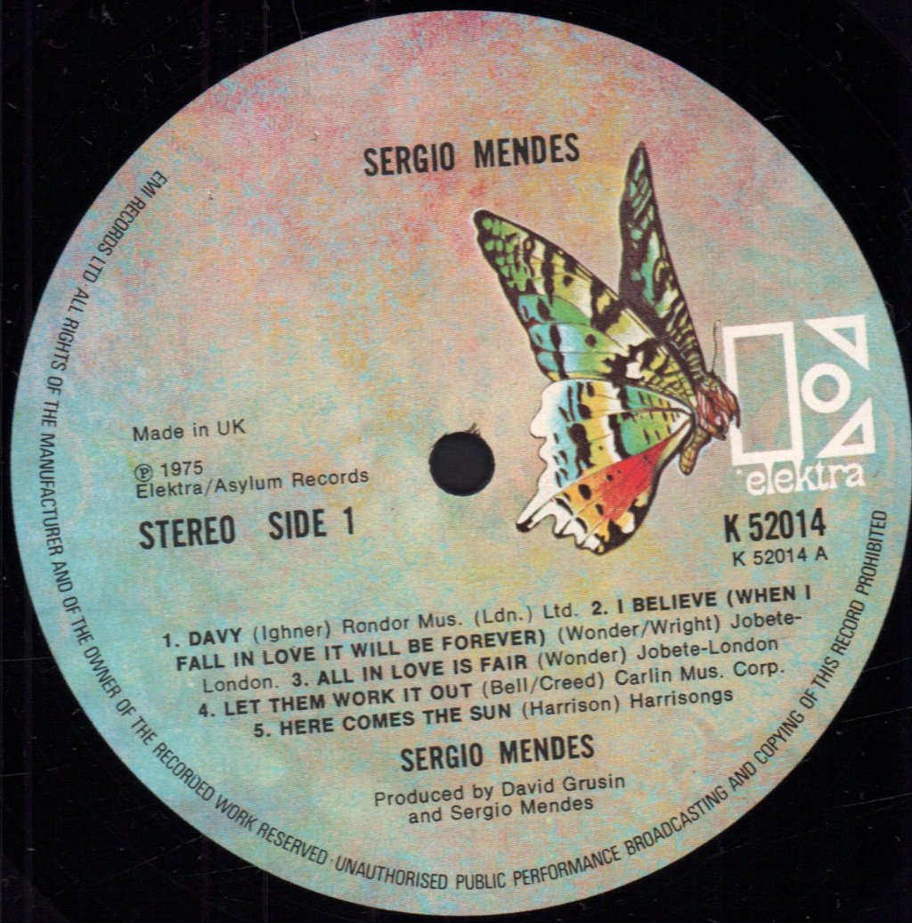Sergio Mendes - Sergio Mendes - Lp