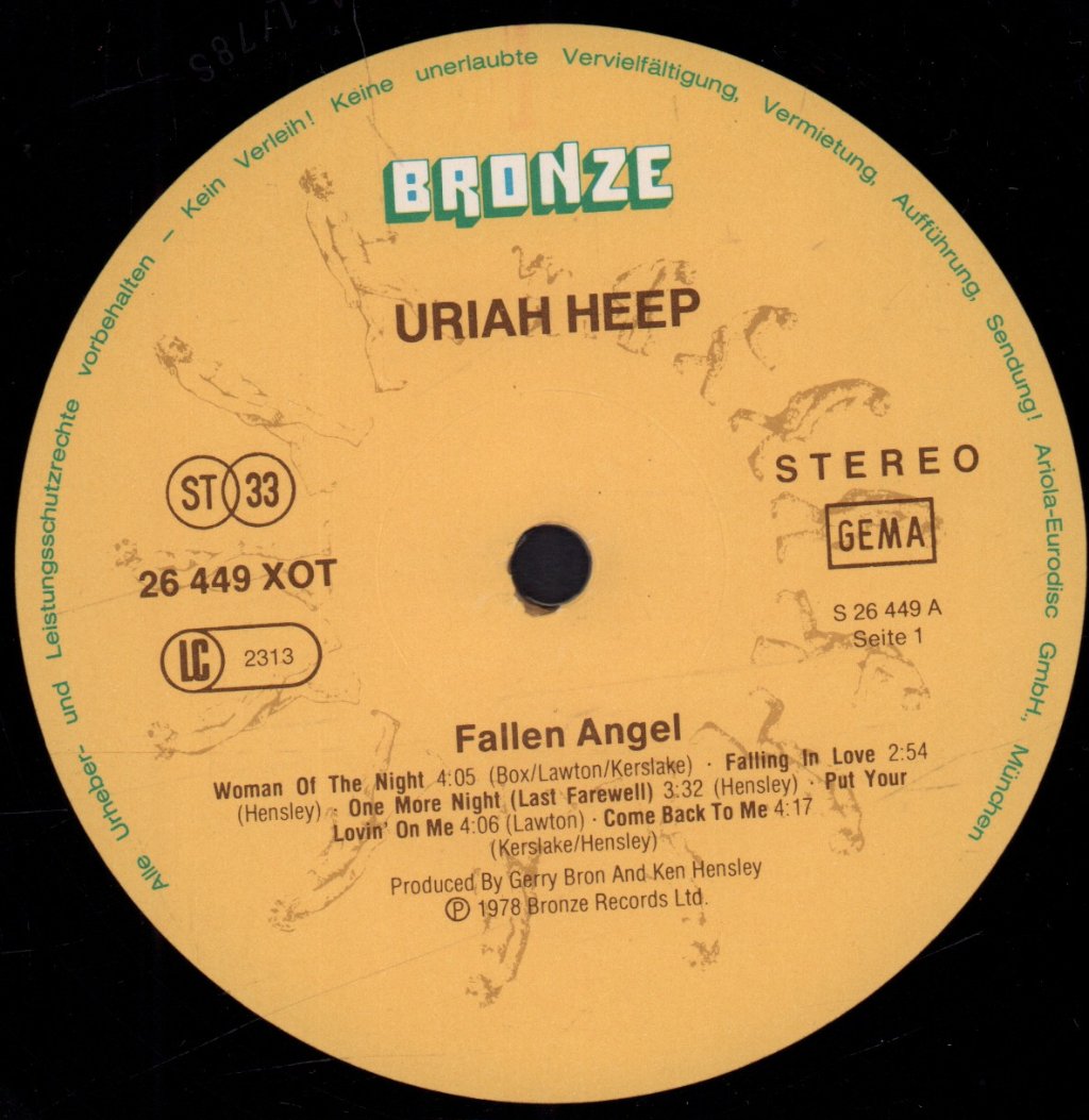 Uriah Heep - Fallen Angel - Lp