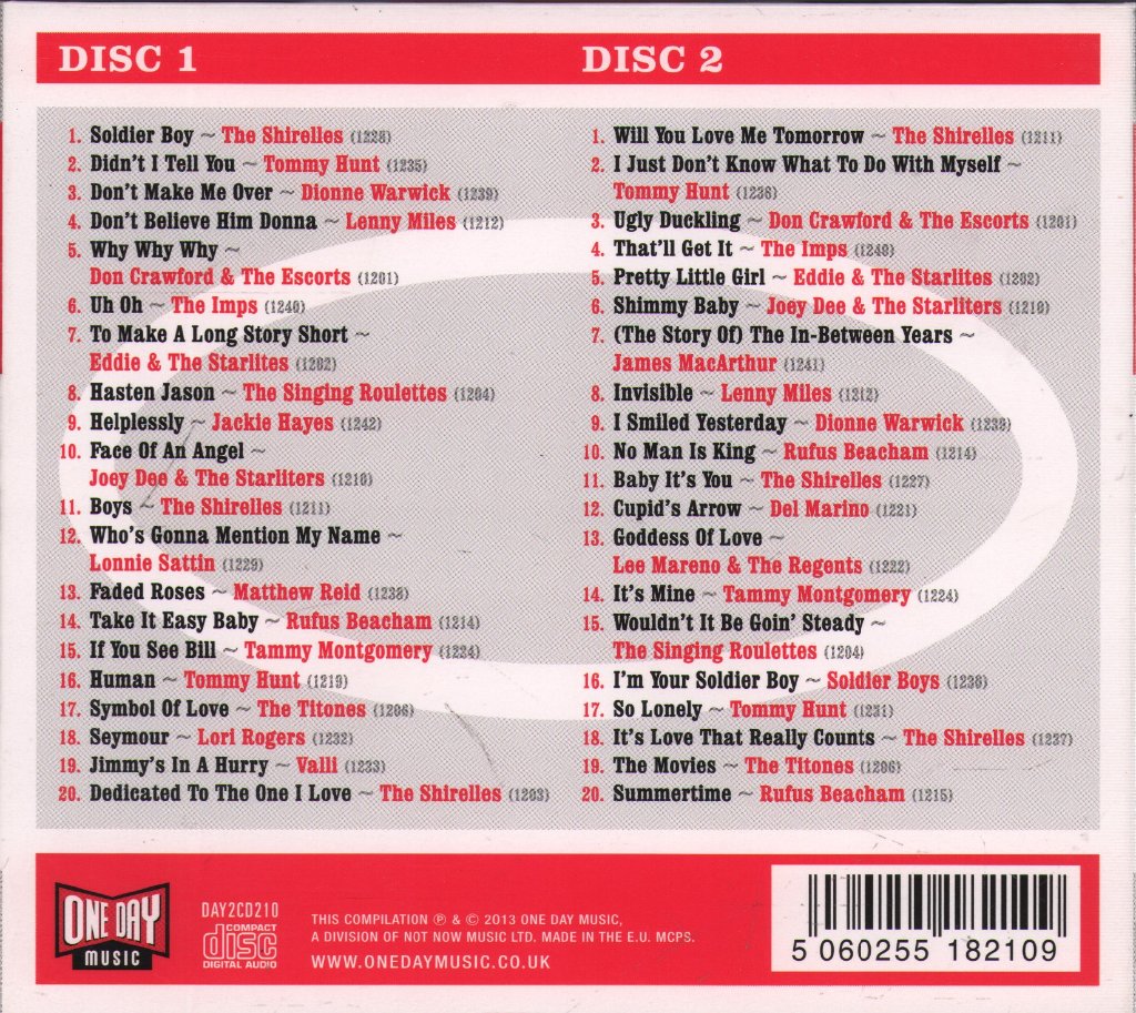 Various Artists - Soldier Boy, The Scepter Records Story 1961-1962 - Double Cd