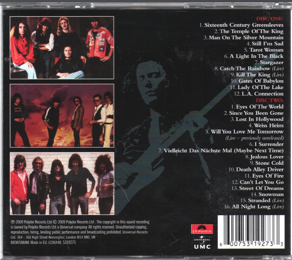 Rainbow - Anthology 1975-1984 - Double Cd