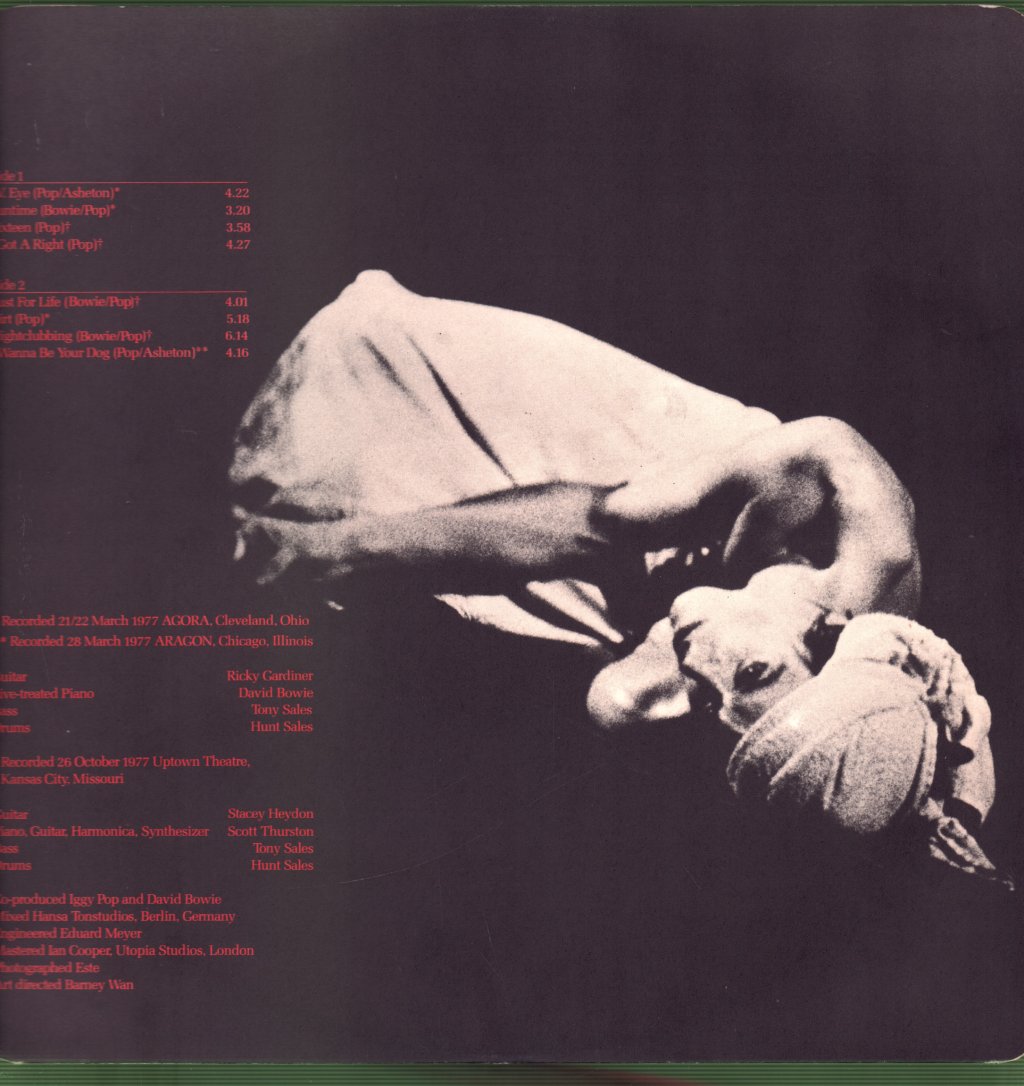 Iggy Pop - TV Eye 1977 Live - Lp