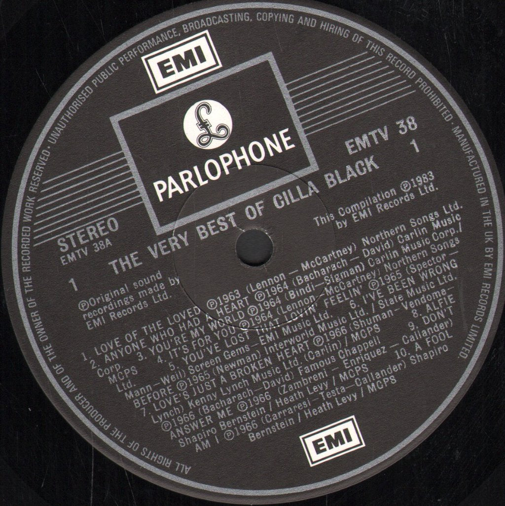 Cilla Black - Very Best Of - Lp