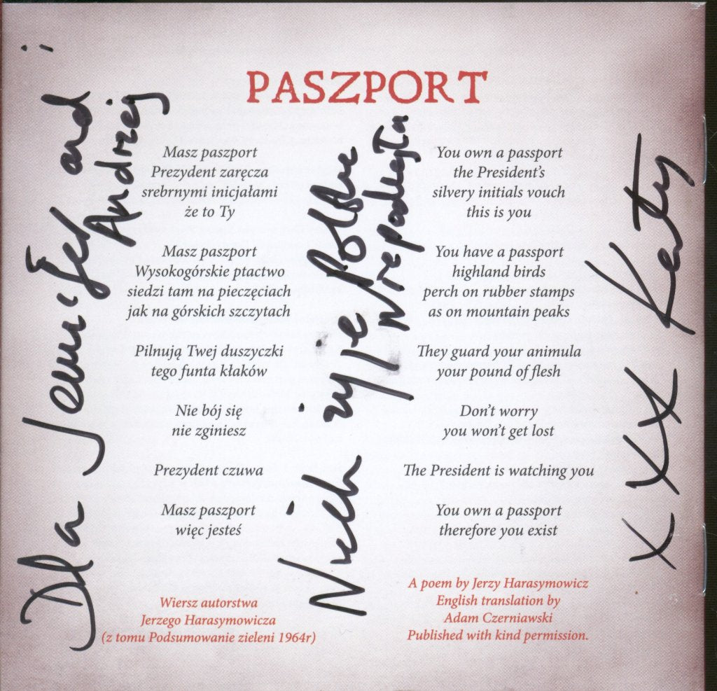 Katy Carr - Paszport - Cd