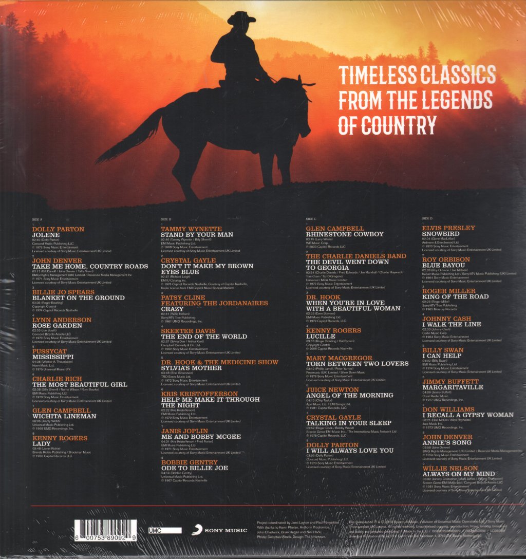 Various Artists - Country - Double Lp