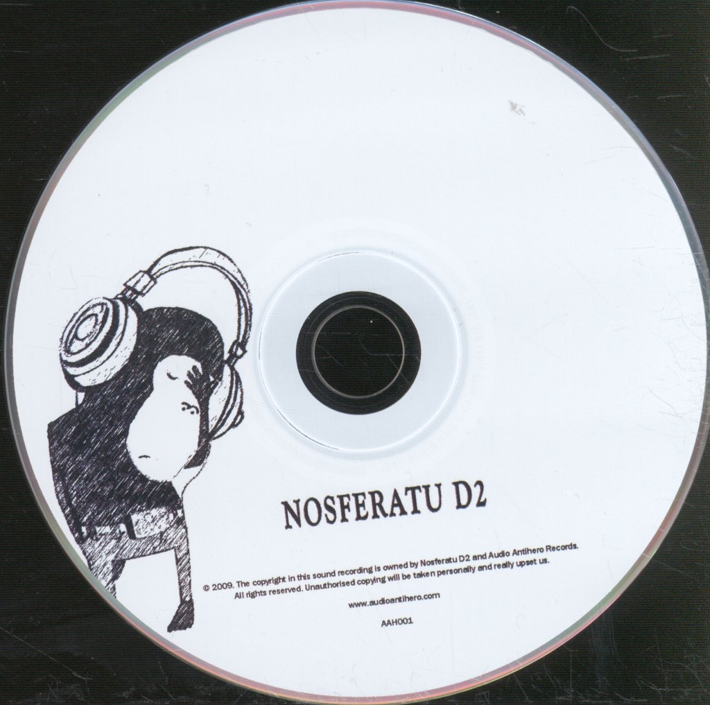 Nosferatu D2 - We're Gonna Walk Around This City With Our Headphones On To Block Out The Noise - Cd