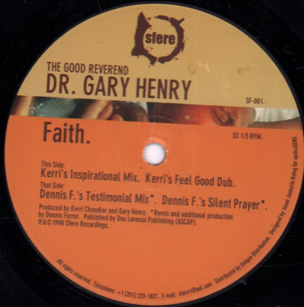 Good Reverend Dr. Gary Henry - Faith - 12 Inch