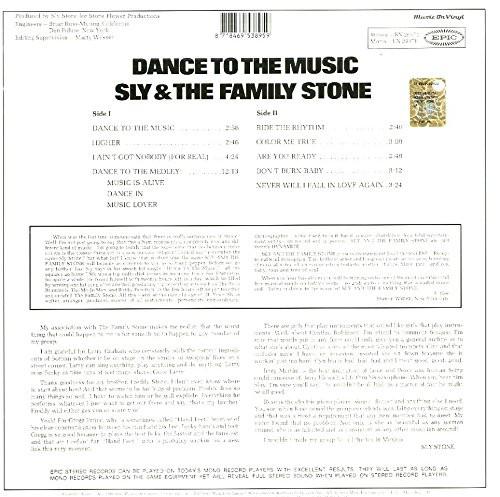 Sly & The Family Stone - Dance To The Music - Lp