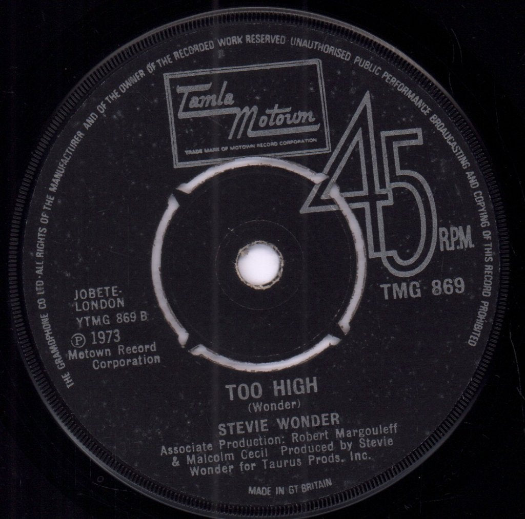 Stevie Wonder - Higher Ground - 7 Inch