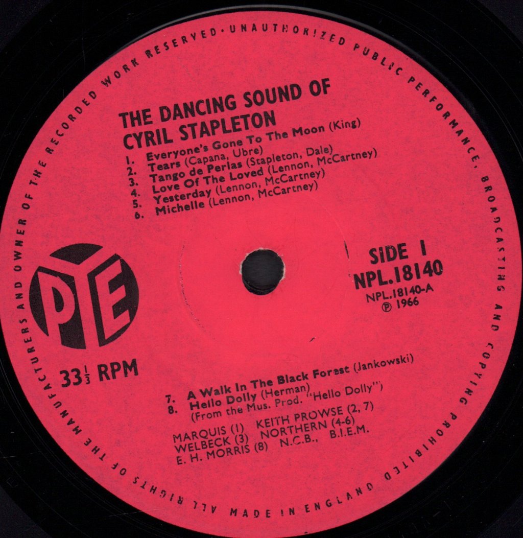 Cyril Stapleton And His Orchestra - Dancing Sound Of Cyril Stapleton - Lp