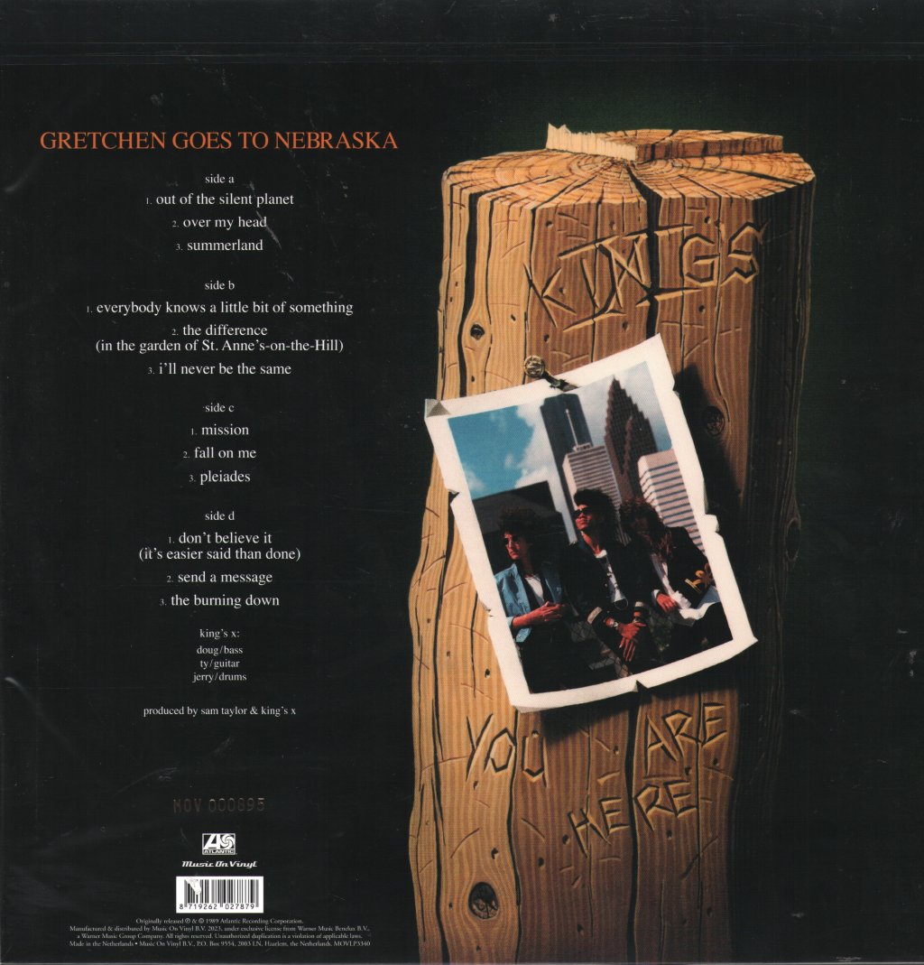 King's X - Gretchen Goes To Nebraska - Double Lp