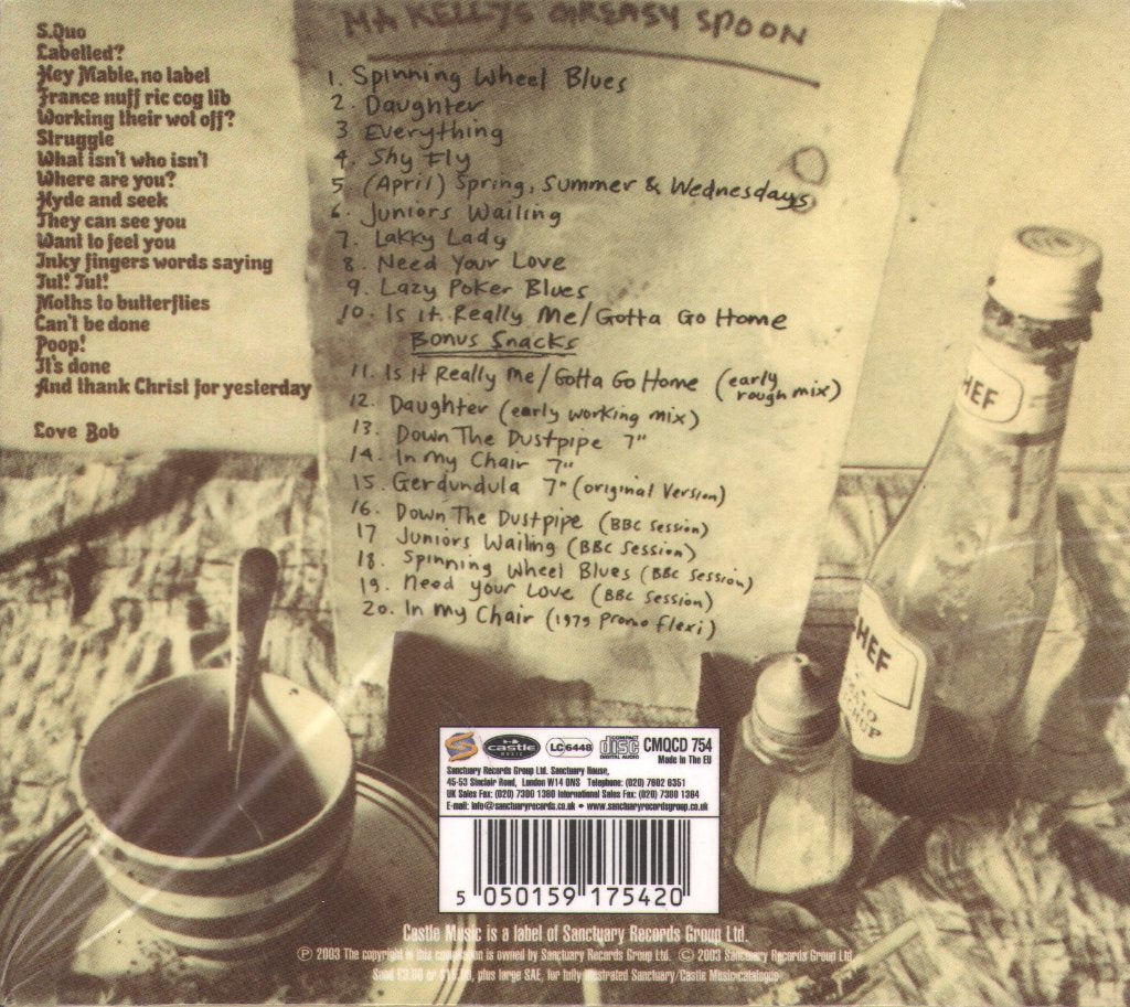 Status Quo - Ma Kelly's Greasy Spoon - Cd