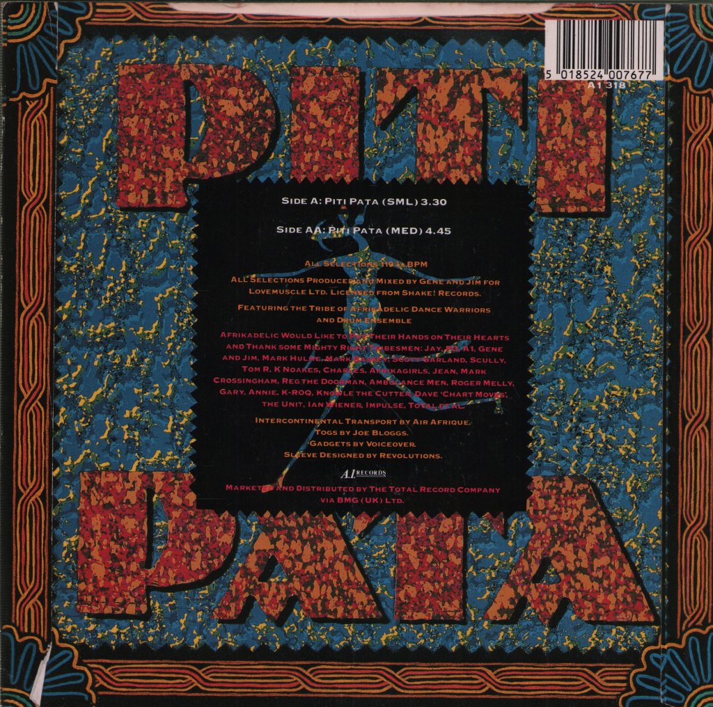 Afrikadelic - Piti Pata - 7 Inch