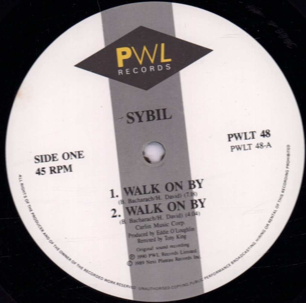 Sybil - Walk On By - 12 Inch
