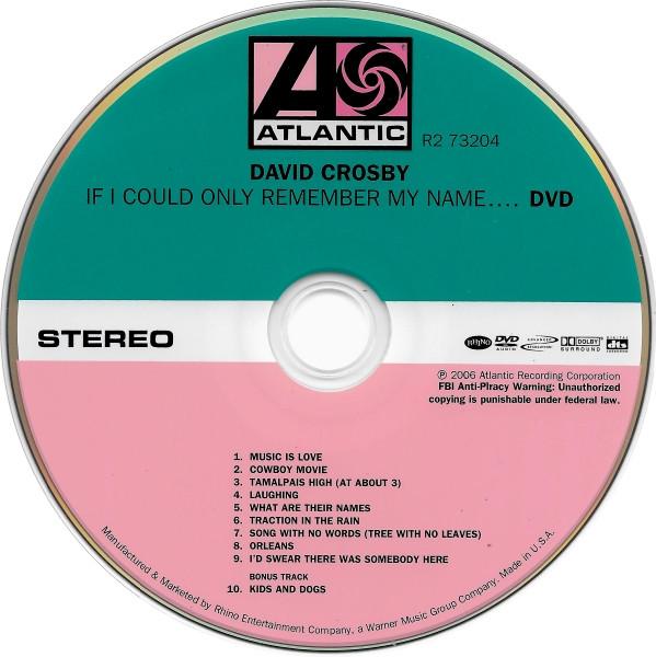 David Crosby - If I Could Only Remember My Name.... - Cd Set