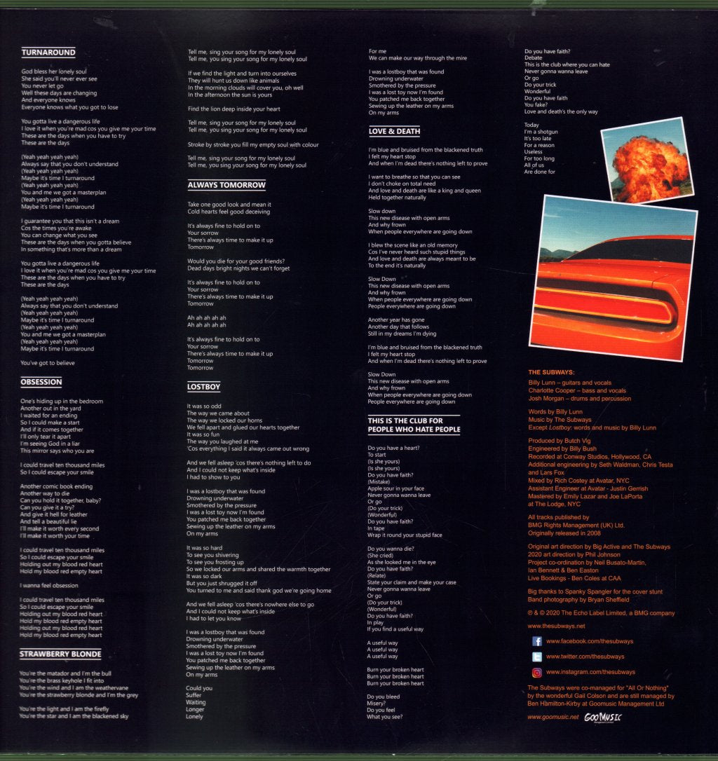 Subways - All Or Nothing - Lp