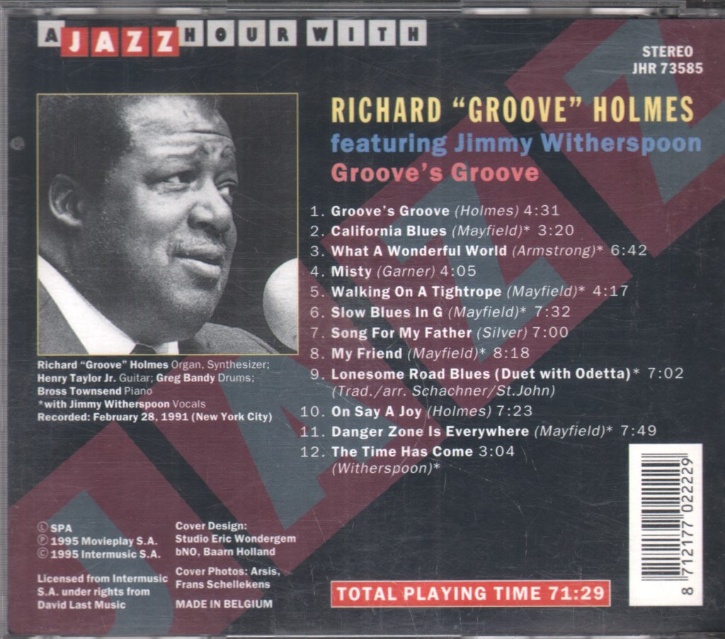 Jimmy Witherspoon - Groove's Groove - Cd