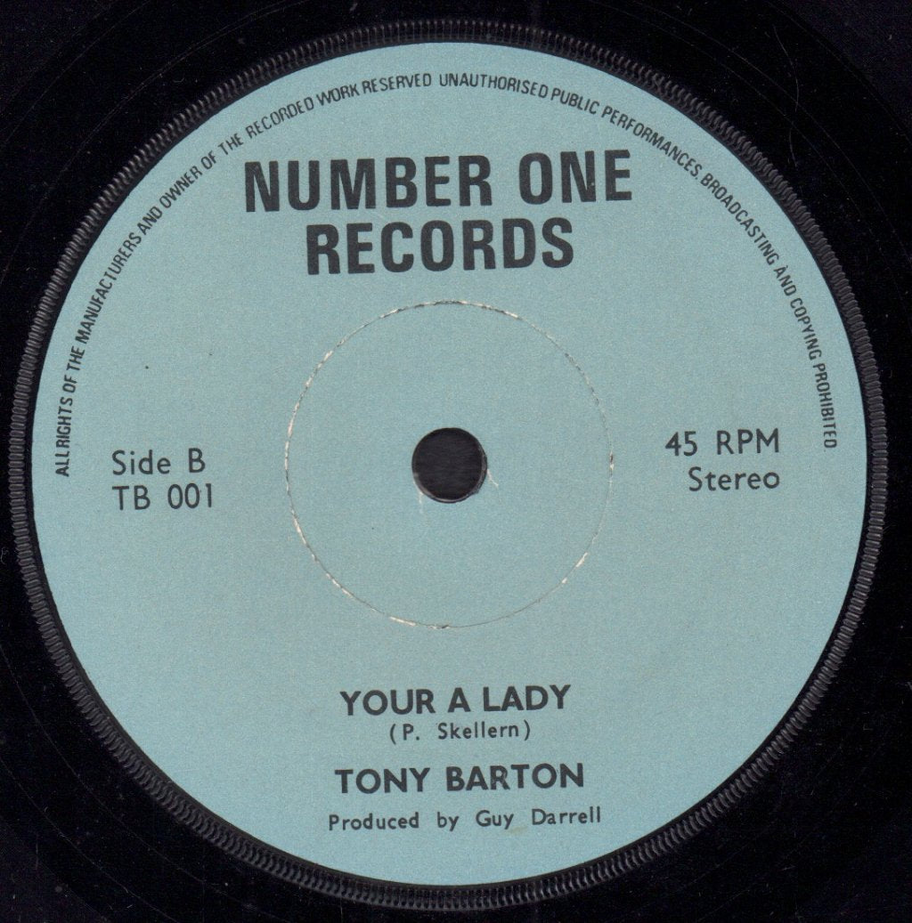 Tony Barton - All I Ever Need Is You - 7 Inch