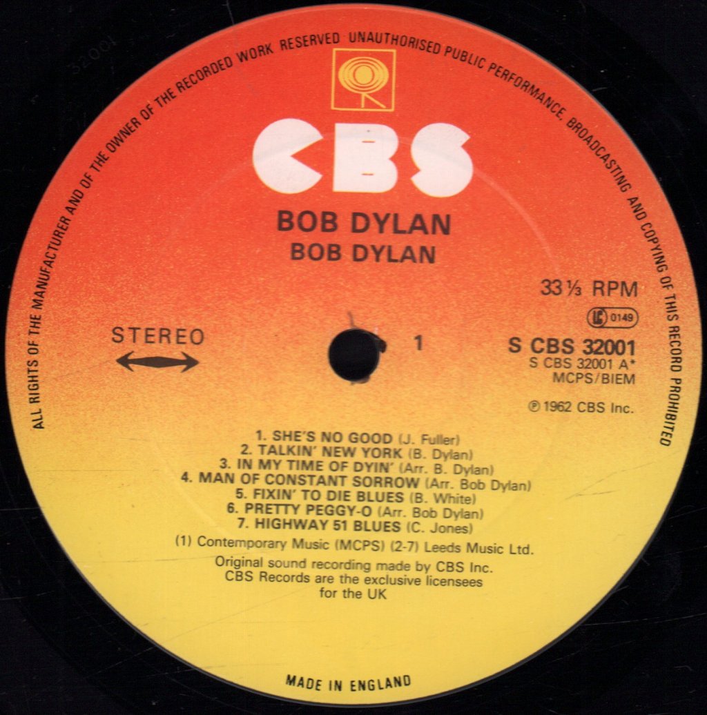 Bob Dylan - Bob Dylan - Lp