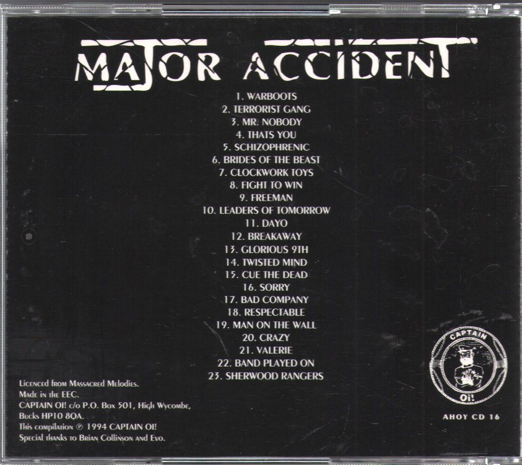 Major Accident - Clockwork Heroes - Cd