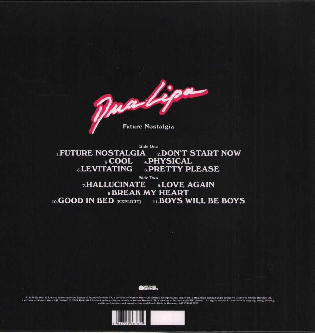 Dua Lipa - Future Nostalgia - Lp