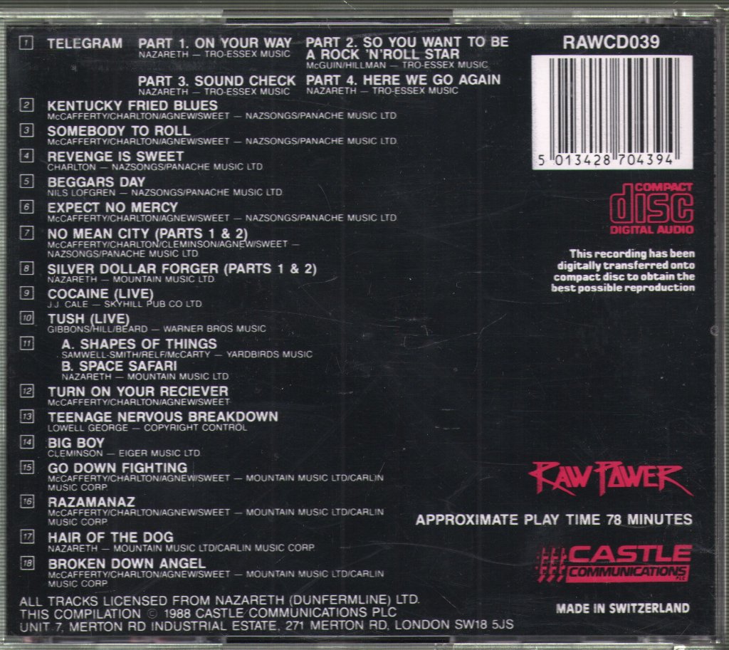 Nazareth - Anthology - Cd