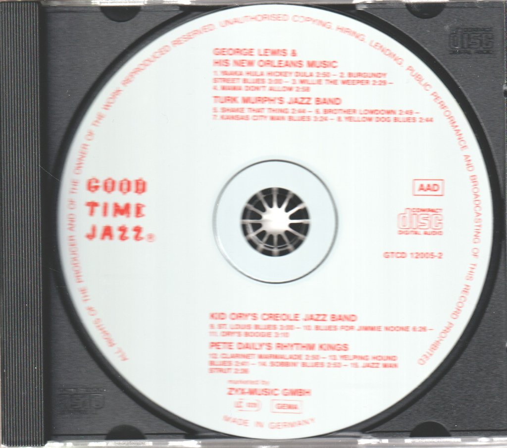 george lewis turk murphy kid ory pete daily - Jazz Band Ball - Cd