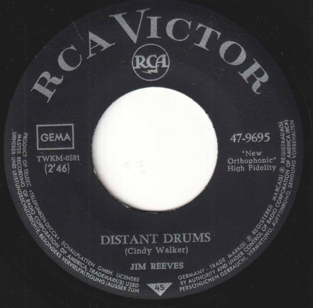 Jim Reeves - Distant Drums / My Juanita - 7 Inch