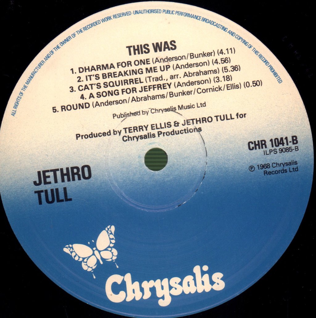 Jethro Tull - This Was - Lp