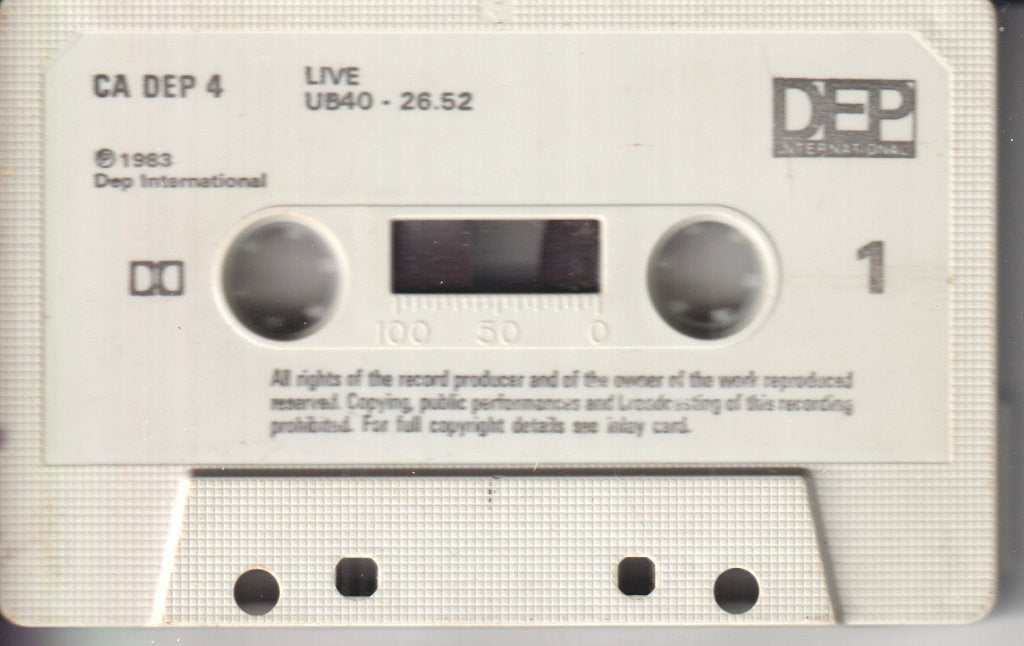 UB40 - Live - Cassette