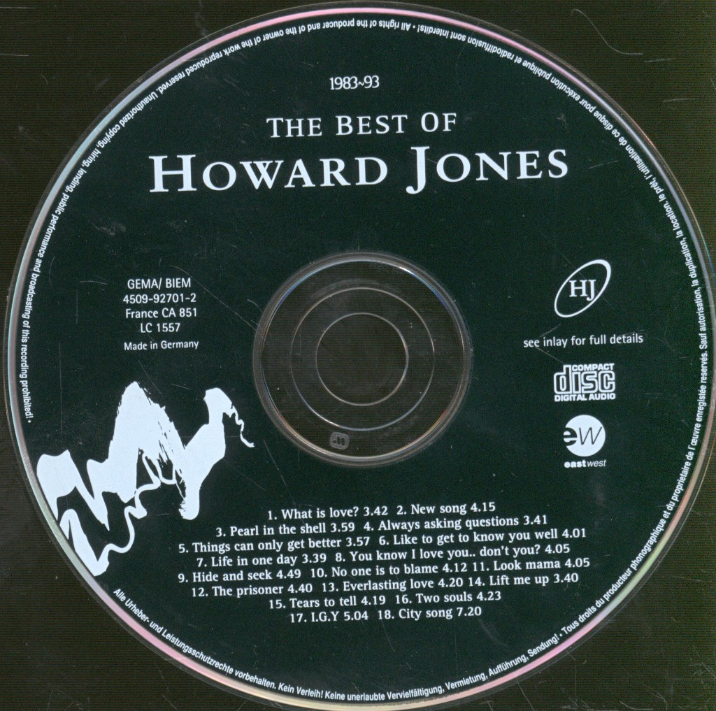 Howard Jones - Best Of Howard Jones - Cd
