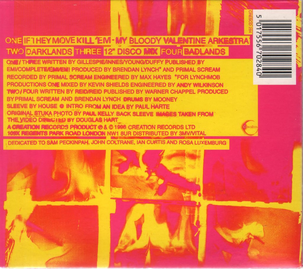 Primal Scream (Scottish Group) - If They Move Kill Em - Cd