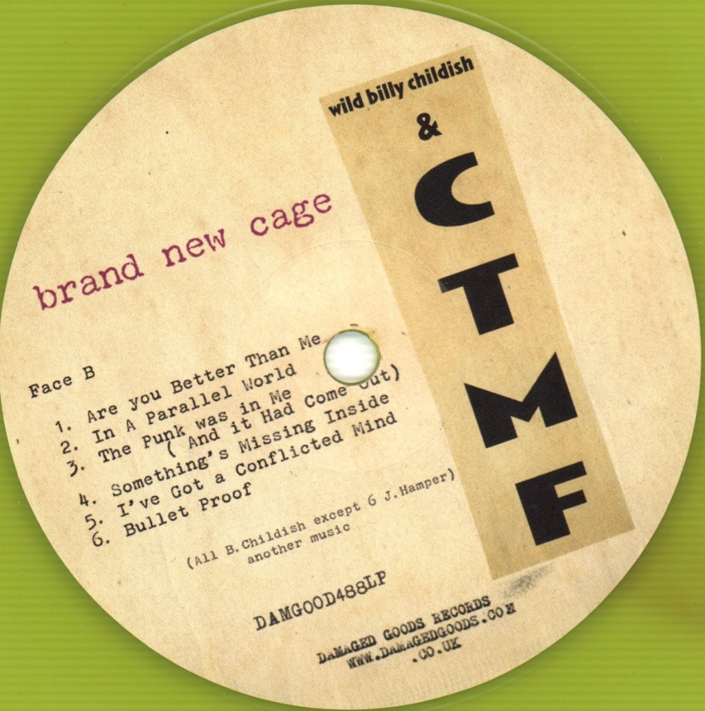 Wild Billy Childish And CTMF - Brand New Cage - Lp