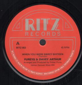Fureys And Davey Arthur - When You Were Sweet Sixteen - 7 Inch