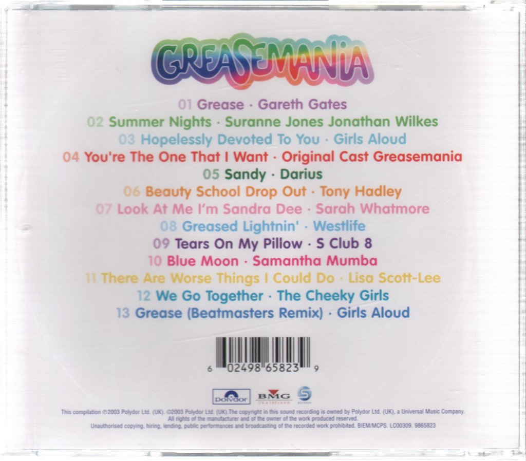 Various Artists - Greasemania - Cd
