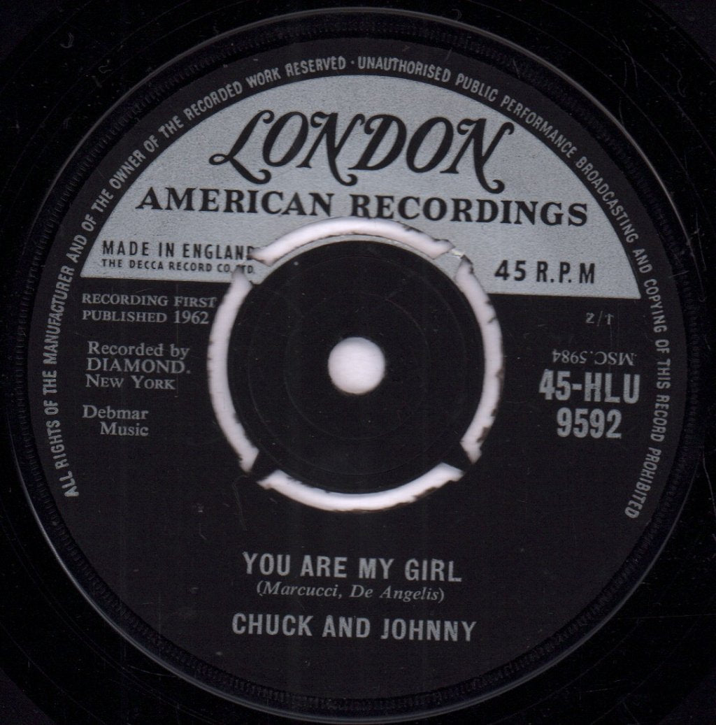 Bobby Vinton / Chuck And Johnny - I Love The Way You Are / You Are My Girl - 7 Inch