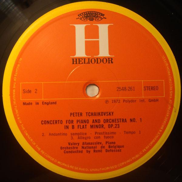 Valery Afanassiev - tchaikovsky Piano Concerto No.1 - Lp