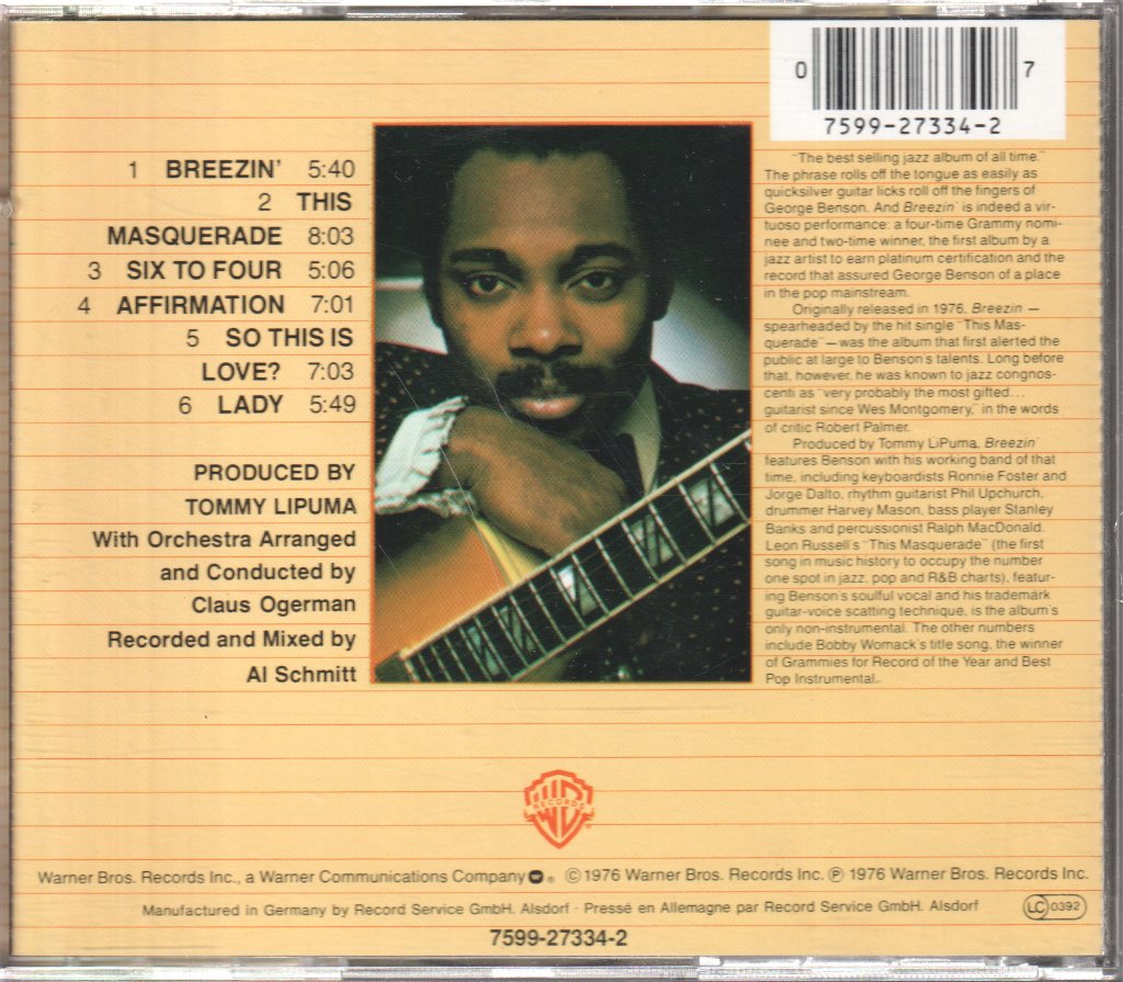 George Benson - Breezin' - Cd
